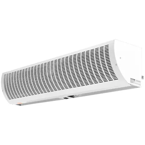 60" Commercial Indoor Air Curtain, 2100Cfm, 2 Speeds, Wall-Mounted, Heavy Duty Limit Switch, Easy-Install 110V Unheated 1