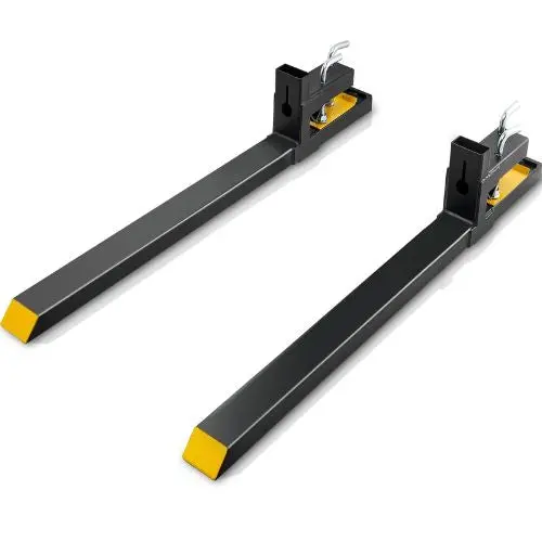 60 Inch Heavy Duty Pallet Forks For Tractor Loader Bucket Skid Steer Tractor 1