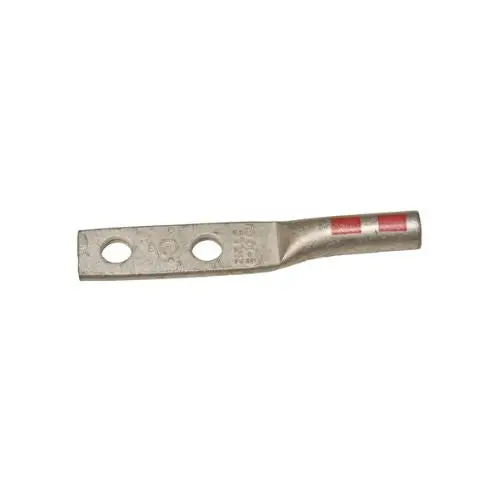600 Mcm Copper Two Hole Compression Lug With 1/2 Stud And 1-3/4 Hole Spacing Green 94394 1