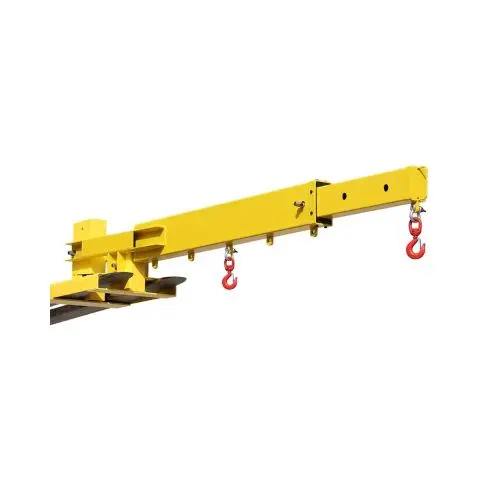 6000Lbs Capacity Forklift Jib Boom Crane With 2 Hooks For Warehouse, Factories 1