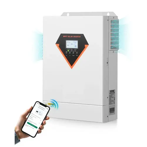 6000W All In One Pure Sine Wave Power Inverter Charger 48V Dc To Single Phase For Off-Grid System Lead Acid Lithium Battery 1
