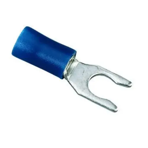 600V 75°C 16 To 14 Awg Insulated Snap Vinyl Spade Terminal Tin Plated Brass 83-7061 1