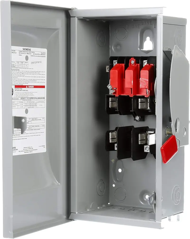 60A 240Vac 250Vdc General Duty Safety Switch Gf222n 1