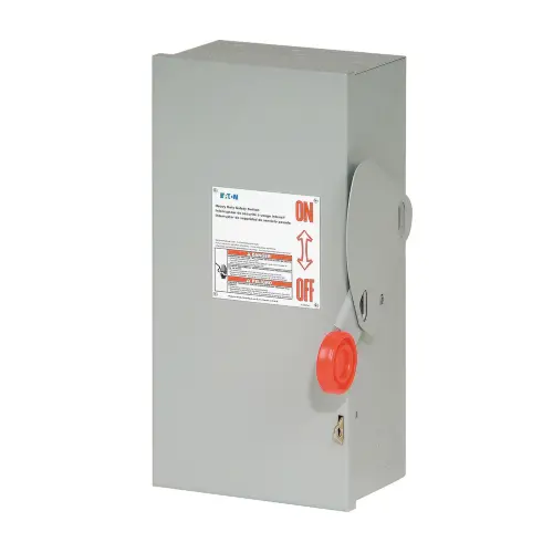 60A 600Vac 250Vdc 200Ka Nema 3R  Surface Heavy Duty Safety Switch Dh362frk 1