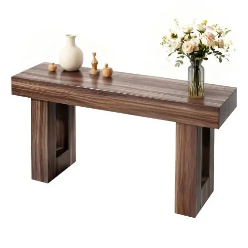63" Farmhouse Behind Couch Console Table 1