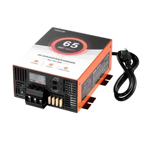 65 A 110V Ac To 12V Dc Rv Converter Battery Charger Compatible With Lithium & Lead Acid Battery 1