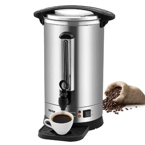 65 Cups Commercial Coffee Urn With Detachable Power Cord For Easy Cleaning 1
