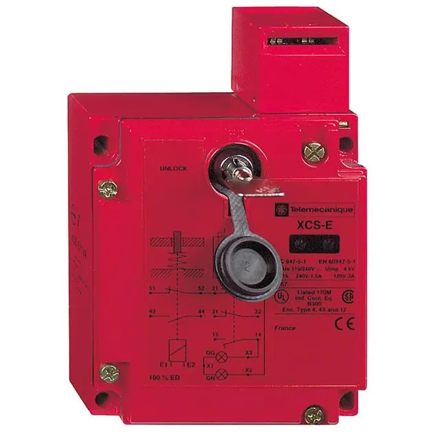 6A Red Metal Safety Interlock Switch Xcse7312 1