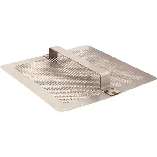 7-3/4"Sq Drain Strainer Stainless Steel Allpoints 1021107 1