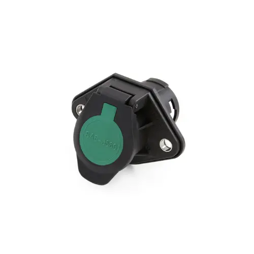 7 Way Green Trailer Connector Socket 101390 1