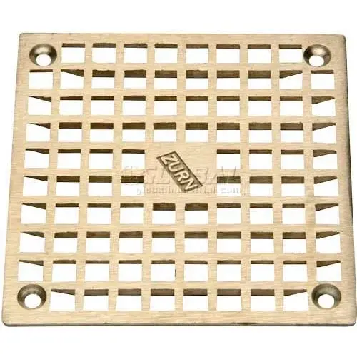 7" X 7" Square Drain With Screws Pn400-9S-Grid-W/Scr 1