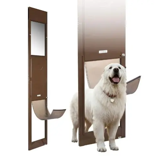 75-81 In Dog Door For Sliding Glass Door Adjustable Height  For Renters 1