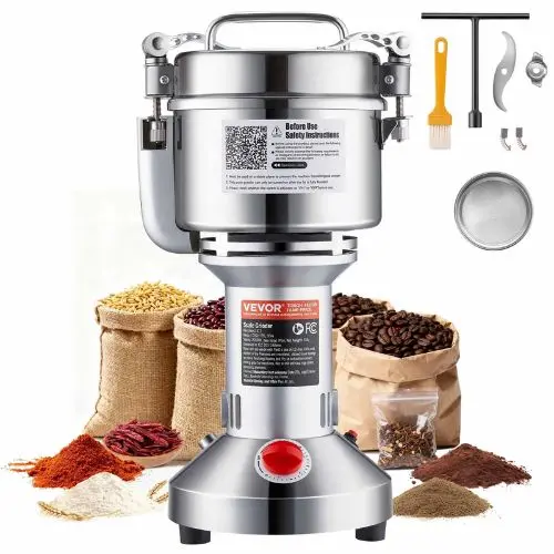 750G 2000W High-Speed Electric Grain & Spice Grinder – Stainless Steel Pulverizer (Dry Use) 1
