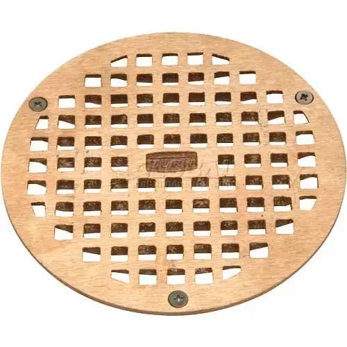 8" Diameter Round Floor Drain With Screws Pb400-8B-Str-W/Scr 1
