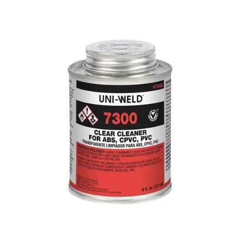 8 Oz Clear Solvent Cleaner For Pvc Joints Clear G7356s 1