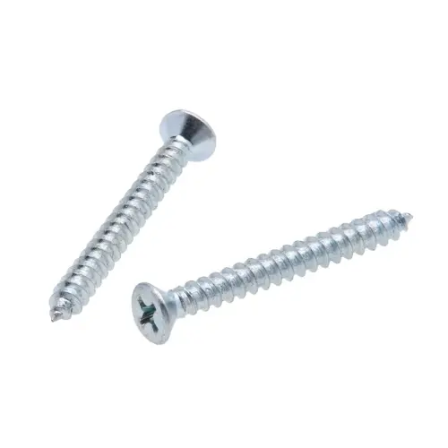 8 X 1 Inch Type A Flat Head Phillips Tapping Screws Steel Zinc Tsf21v (Pack Of 500) 1