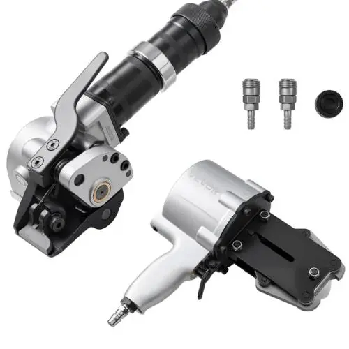 8500N 19Mm Heavy-Duty Pneumatic Steel Strapping Machine Metal Strapping Tool Tensioner And Cutter Sealer 1
