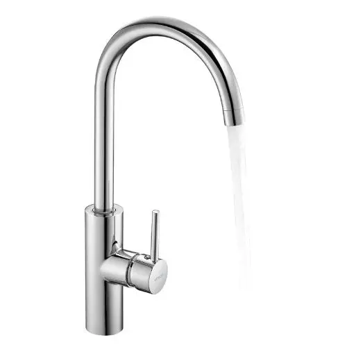 9/16" Touchless Single-Handle Faucet Motion Sensor Hot/Cold Mixer With Swivel Spout Chrome Plated 1