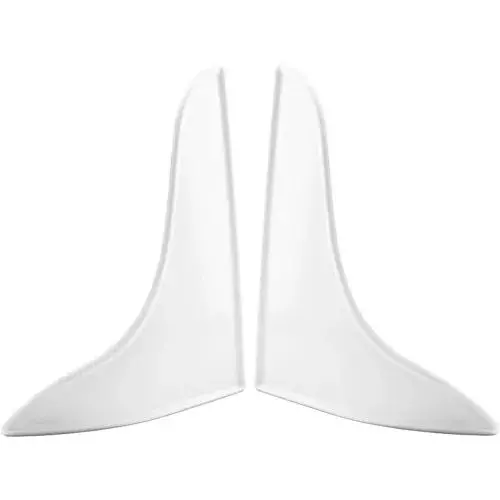 9 X 10.75 Inch Plastic And White Prime-Line Bath Tub Splash Guard M 6086 1