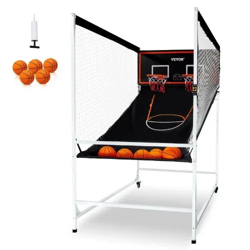 90 X 48 X 84  In Foldable 2-Player Basketball Arcade Game With Electronic Scoreboard For Kids Adults 1