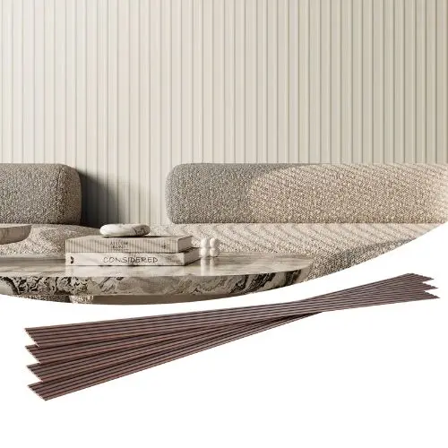 96 X 6 In Wood Slat Acoustic Panels For Modern Wall Matte White (Pack Of 8) 1