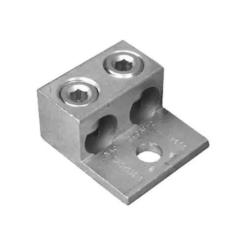 Aluminum 1 Hole Double Barrel Mechanical Lug Single Stud Mount 800Mcm - 300Mcm 90822 1