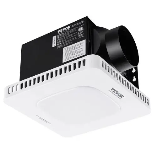 Bathroom Exhaust Fan 110 Cfm 1.5 Sones Quiet Ceiling Vent Fan With Copper Motor 1