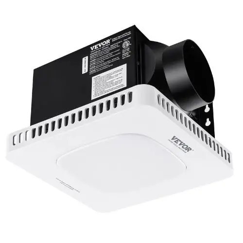 Bathroom Exhaust Fan 80 Cfm 1.5 Sones Quiet Ceiling Vent Fan With Copper Motor 1