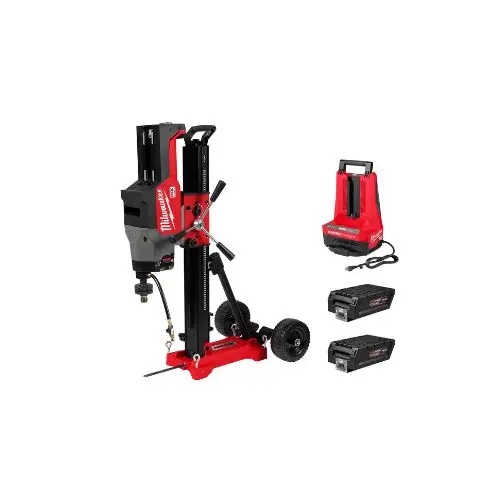 Battery Powered Electric Cordless Core Drill Machine With Stand Kit Mxf302-2Hd 1
