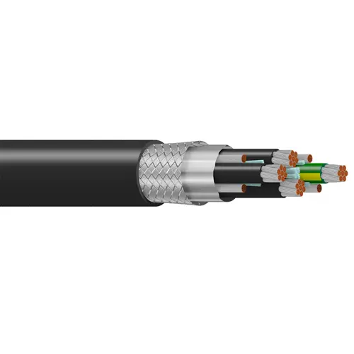 Belden 29504F 8 Awg 3 Conductor 7X24x30 Stranding 1000V Variable Frequency Drives Cable 1
