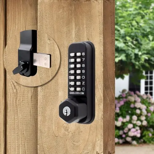 Black Premium Light Duty Marine Surface Latch With Key Override Cl200bkmg 1