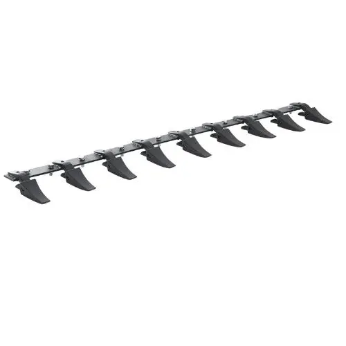 Bucket Tooth Bar Heavy Duty Tractor Bucket 9 Teeth Bar For Loader Tractor Skidsteer 4560 Lbs Load-Bearing Capacity Bolt On Design 1
