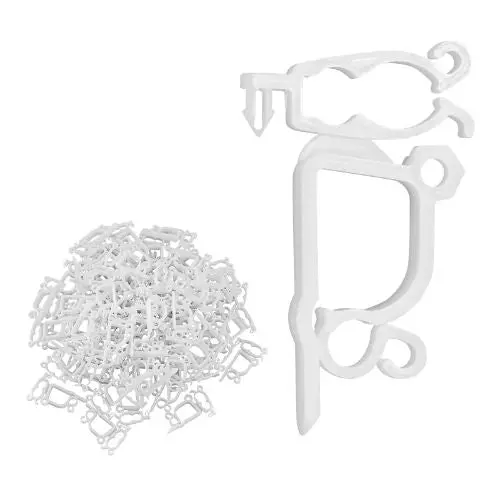 C3 And C4 Mini Outside String Lights Weatherproof Holiday Outdoor Lighting Hanging Hooks (Pack Of 200) 1