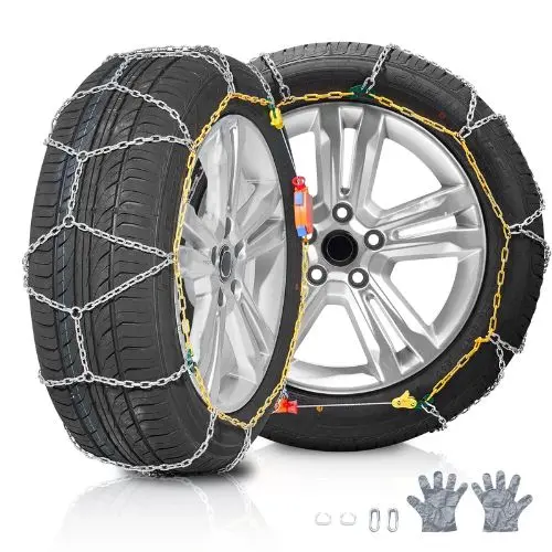 Cb-12 Model 100 Snow Tire Chains, Manganese Alloy Steel For Cars Pickups Suvs S03-Kn100 1