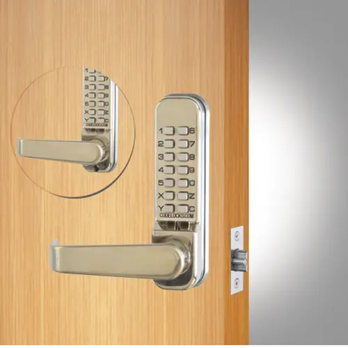 Code-Free Tubular Latch Assembly – Medium-Duty Mechanical Back-to-Back Lock Set