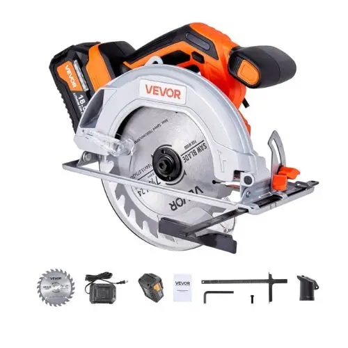 Cordless Circular Saw 7-1/4 Inch Blade 5000 Rpm Speed Brushless Motor Electric Circular Saw Kit With Battery And Charger 1