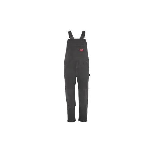 Cotton Men’S Lightweight Work Bib Overalls Gray M850g-3230 1