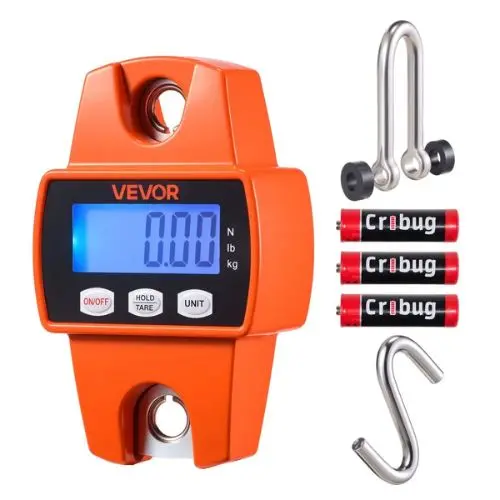Digital Crane Scale Handheld Hanging Scale With Cast Aluminum Case & Lcd Display Portable Design For Farm Hunting Fishing 1