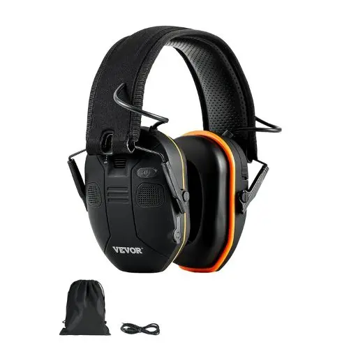Electronic Safety Earmuffs With Bluetooth 5.3 & Sound Amplification, Nrr23db Hearing Protection For Shooting, Lawn Mowing & Work 1