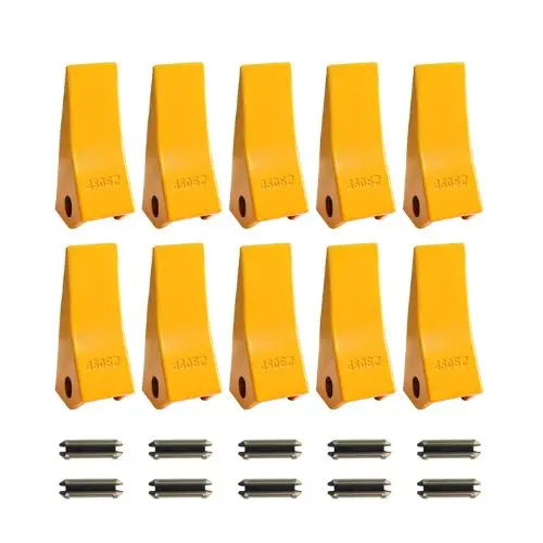 Excavator Bucket Teeth With Pins Bucket Tooth Set Compatible With 23 & 230 Series Excavators Heavy Duty Bolt On Digging Buckets Teeth For Skid Steer 1