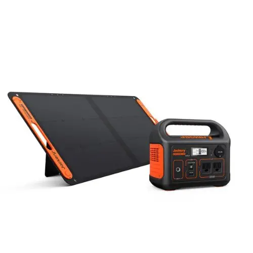 Explorer 300 Portable Power Station With Solar Saga 100W 1