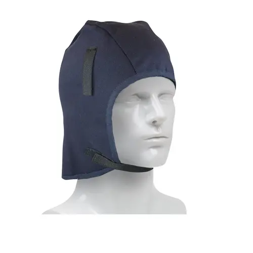 Flame-Resistant Winter Head Liner, One-Size Cotton Twill With Polyester Fleece Lining (Pack Of 5) 1