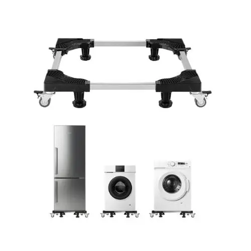 Fridge Stand Mobile Base 1100 Lbs Load Capacity Washing Machine Stand With 8 Locking Twin Wheels And 4 Brakes Refrigerator And Dryer 1