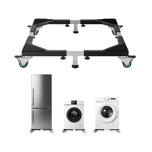 Fridge Stand Mobile Base 1200 Lbs Load Capacity Washing Machine Stand With 8 Locking Twin Wheels And 4 Brakes Refrigerator And Dryer 1
