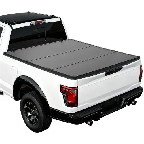 Hard Tri-Fold Tonneau Cover For 2015-2025 Ford F150 5.5 Ft Bed Waterproof 1