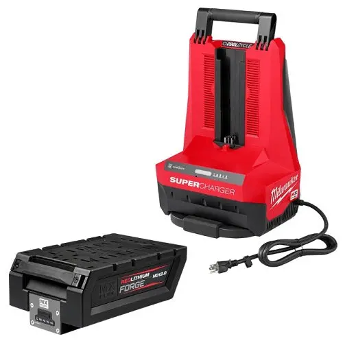 Heavy Duty 12.0Ah Battery And Super Charger Power Kit Red And Black Mxfsc-1Hd12 1