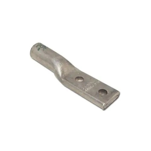 Heavy Duty 2/0 Awg 1/2 Stranded Two Hole Compression Terminal Lug Olive 93112 1