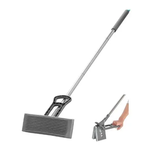 High-Density Sponge Mop With Easy Squeeze & Replacement Head For Various Floors Cleaning 1
