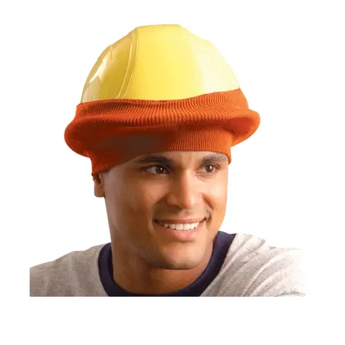 Hot Rods Classic Polyester Hard Hat Tube Winter Liner Orange (Pack Of 5) 1