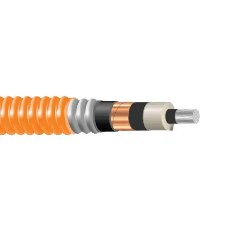 Hvteck Aluminum 1/C 140 Mil Trxlpe Ts Aia 8Kv 133% Il Orange Pvc Jacket Csa 1